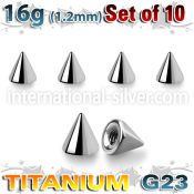 xucon3 loose body jewelry parts titanium g23 implant grade belly button