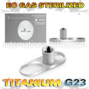 ztsa3 sterilized titanium dermal anchor base 2holes internal