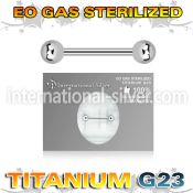 zubbnpg straight barbells titanium g23 implant grade nipple