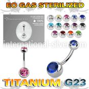 zubn2cg belly rings titanium g23 implant grade belly button