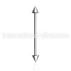 bbindcns straight barbells surgical steel 316l 