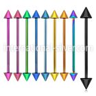 bbitcn straight barbells anodized surgical steel 316l 