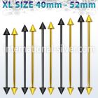 bbitcnxl straight barbells anodized surgical steel 316l 