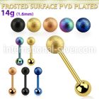 bbtfo5 straight barbells anodized surgical steel 316l tongue