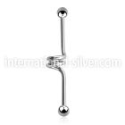 bdc14 straight barbells surgical steel 316l 