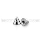 blk514 loose body jewelry parts surgical steel 316l 