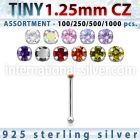 blk518 nose bone silver 925 nose