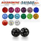 blk541 loose body jewelry parts surgical steel 316l 