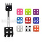bn2uvdi belly rings surgical steel 316l with acrylic parts belly button