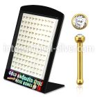 brnbts1 nose bone anodized surgical steel 316l nose
