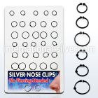 brncp1 fake illusion hoops silver 925 belly button