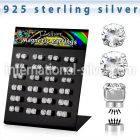 brzmgc fake illusion body jewelry silver 925 belly button