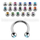 cbe2c horseshoes surgical steel 316l belly button