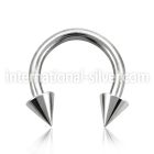 cbrcn12 horseshoes surgical steel 316l belly button