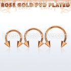 cbttcn horseshoes anodized surgical steel 316l ear lobe
