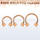 cbttdi horseshoes anodized surgical steel 316l ear lobe