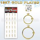 dnsm106 nose hoop silver 925 nose