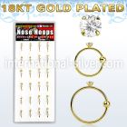 dnsm107 nose hoop silver 925 nose