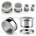 fpgr tunnels gauges surgical steel 316l ear lobe