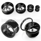 ftliz tunnels gauges anodized surgical steel 316l ear lobe