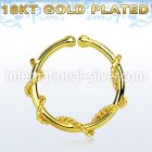 gpsep12j fake illusion body jewelry silver 925 septum