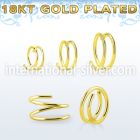 gpspr20 925 silver nose hoops nose  piercing