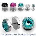 ipgc cheaters  illusion plugs and tapers surgical steel 316l ear lobe
