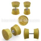 ipjaf cheaters  illusion plugs and tapers organic body jewelry ear lobe