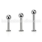 lbb4 labrets lip rings surgical steel 316l labrets chin