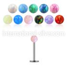 lbop3xs surgical steel labrets lower lip tragus upper lip monroe piercing