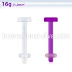 lbrt16 labrets lip rings bioflex ptfe labrets chin