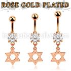 mdrz758 belly rings anodized surgical steel 316l belly button