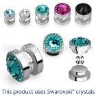 mpgc cheaters  illusion plugs and tapers surgical steel 316l ear lobe