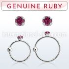 nrge5 nose hoop silver 925 nose