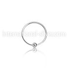ns06 nose hoop silver 925 nose