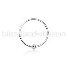 ns07 nose hoop silver 925 nose