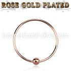 ns07rs nose hoop silver 925 nose