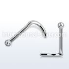 nsb18 surgical steel nose screws and nose studs nose piercing