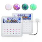 nso2h l shape nose studs silver 925 nose