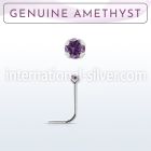 nspge1 l shape nose studs silver 925 nose