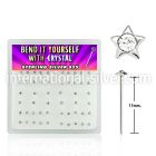 nystxc bend it to fit nose studs silver 925 nose