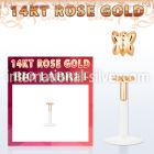 rbibt labrets lip rings gold labrets chin