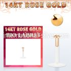 rbird labrets lip rings gold labrets chin