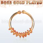 rssep12a fake illusion body jewelry silver 925 septum