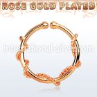 rssep12j fake illusion body jewelry silver 925 septum