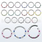 segh16j seamless segment rings surgical steel 316l eyebrow