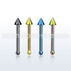 sncnt nose bone anodized surgical steel 316l nose