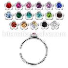 snr1 fake illusion hoops surgical steel 316l nose