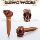 tpsask tapers organic body jewelry ear lobe