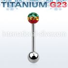 ubbfr5r straight barbells titanium g23 implant grade tongue